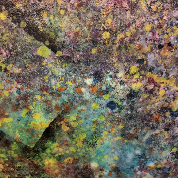 HANDCRAFTED Painting Abstract Artwork HANDPAINTED HANDMADE Wall Art Decor - Picture 14 of 16